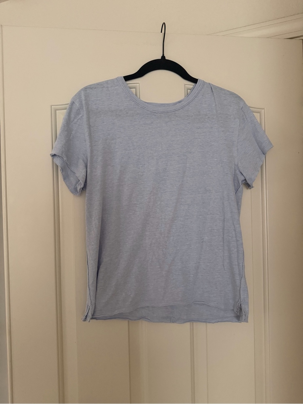We The Free Pale Blue Crewneck Short Sleeve Tee